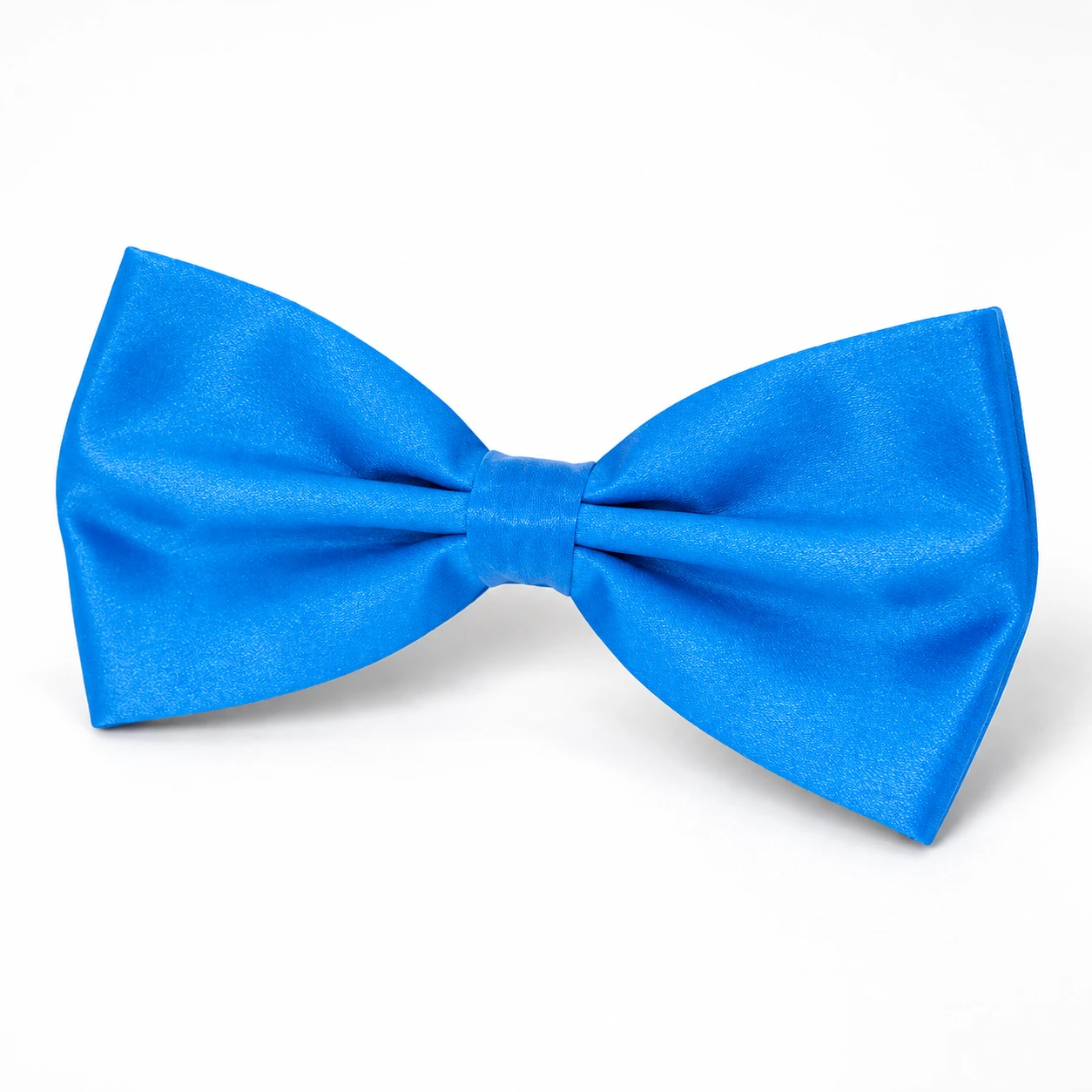 Bright Blue Skinny Bow Tie