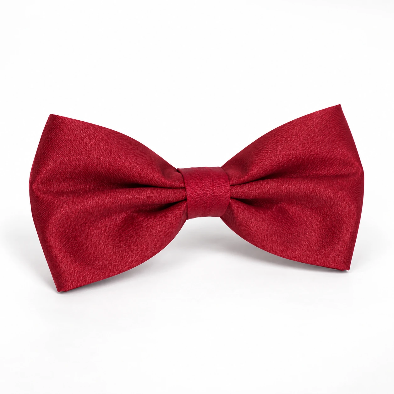 Burgundy Skinny Bow Tie