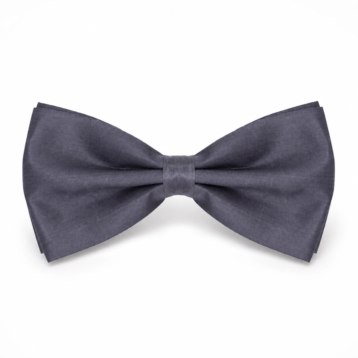 Gray Skinny Bow Tie