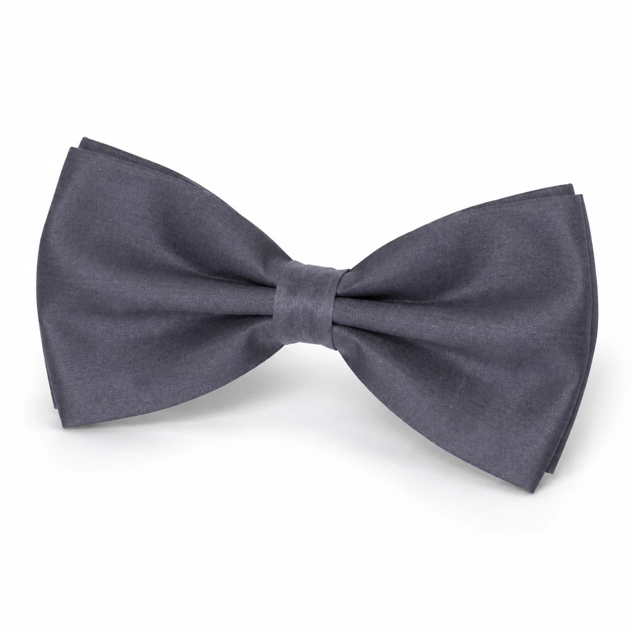Gray Skinny Bow Tie