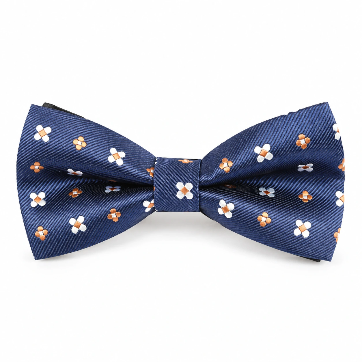 Navy Small Floral Butterfly Bow Tie