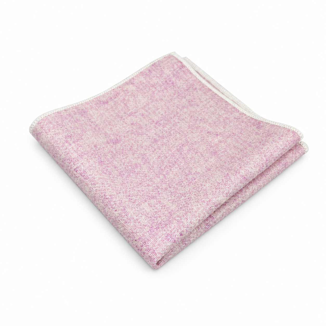 Pale Pink Textured Pocket Square