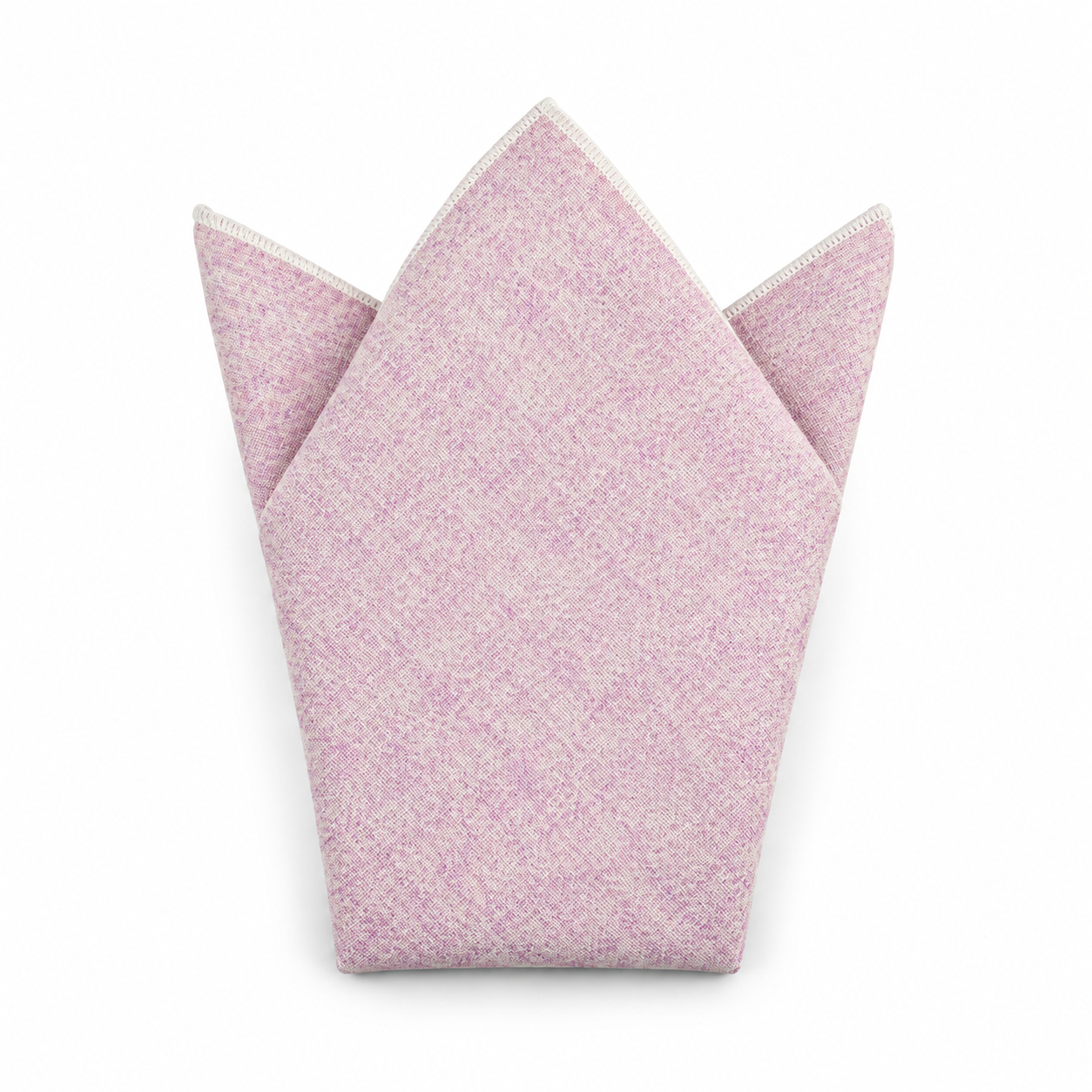 Pale Pink Textured Pocket Square