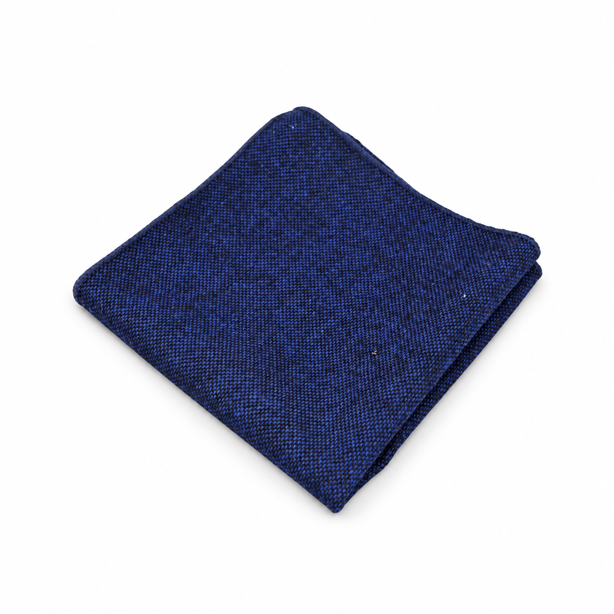 Blue Textured Pocket Square