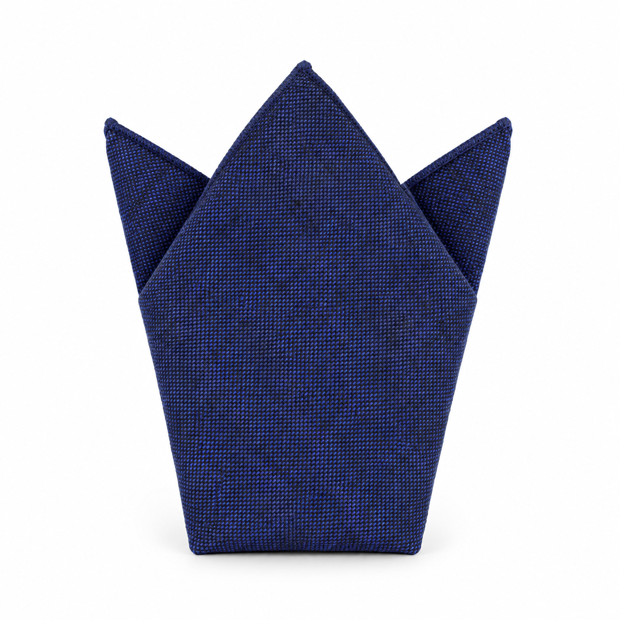 Blue Textured Pocket Square
