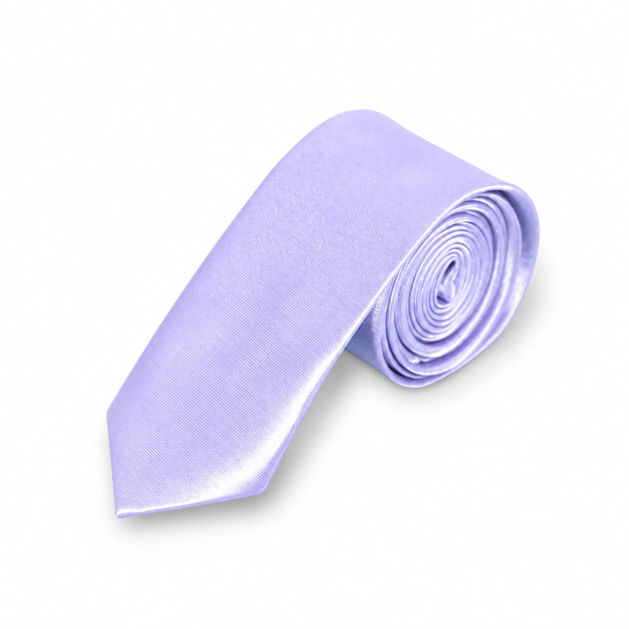 Light Lavender Solid Skinny Tie