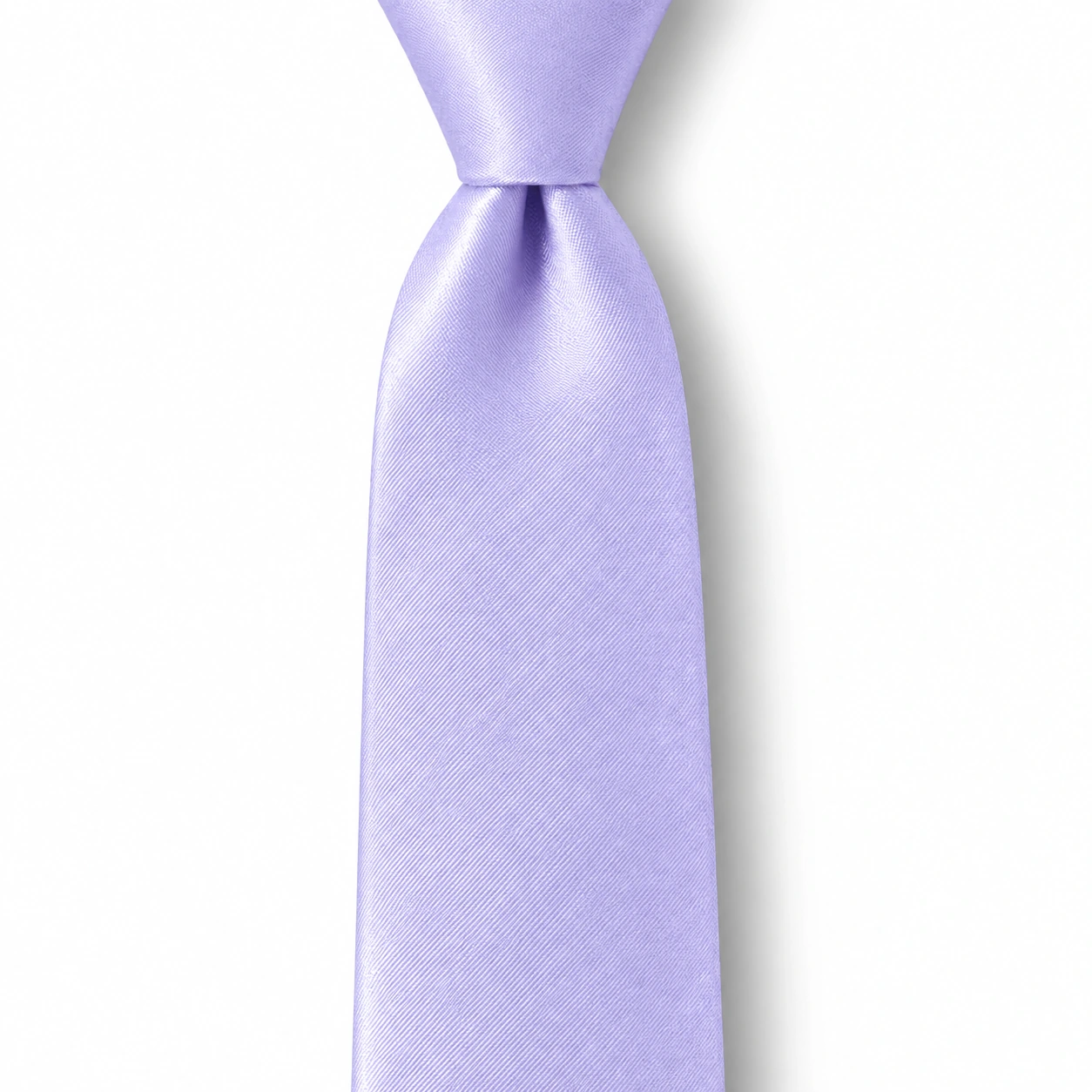 Light Lavender Solid Skinny Tie