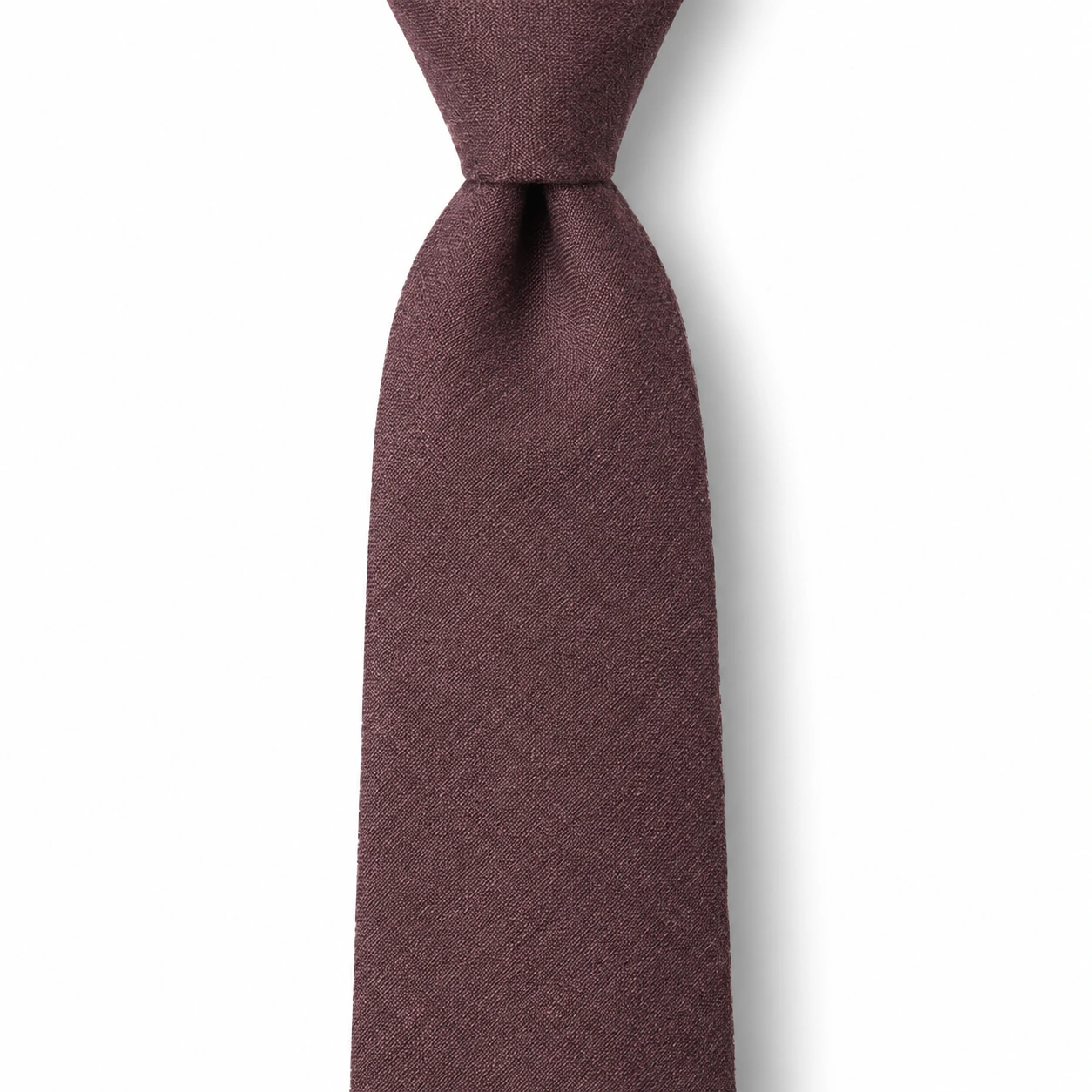 Burgundy Textured Skinny Tie