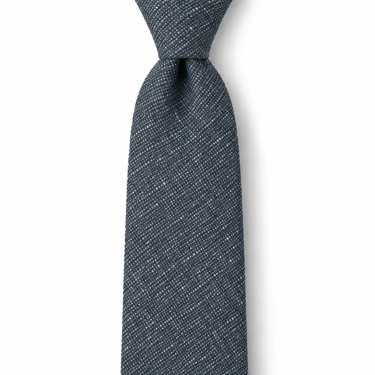 Blue Textured Skinny Tie