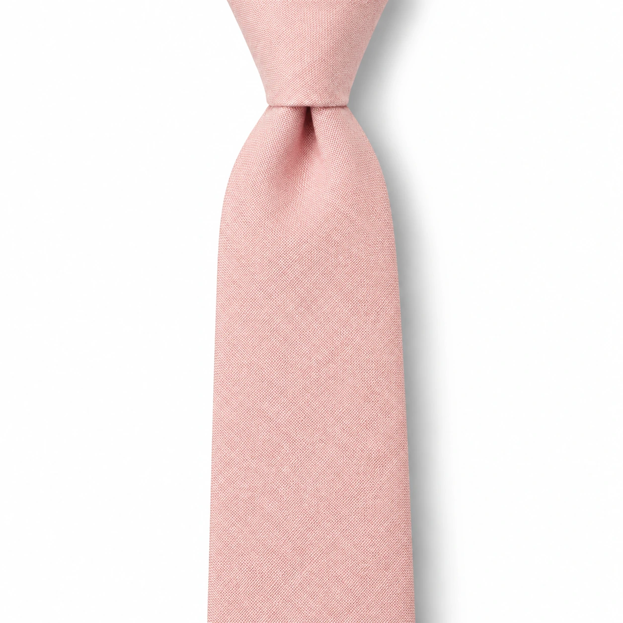 Blush Pink Textured Skinny Tie