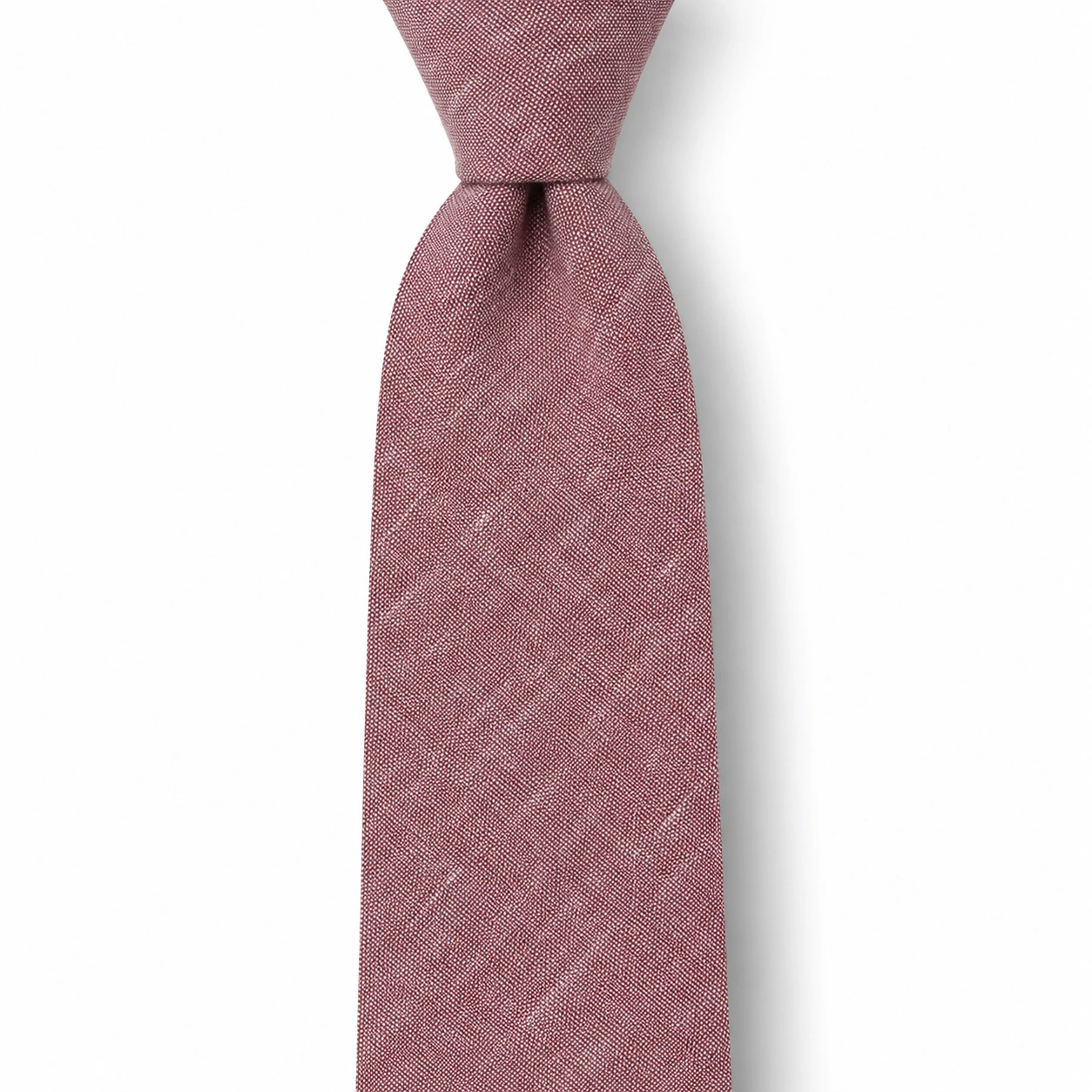 Dusty Rose Textured Skinny Tie