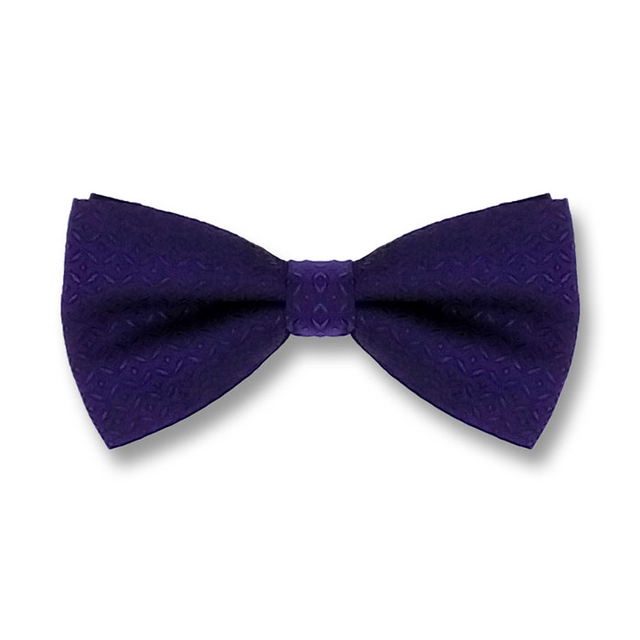 Blue Whale Polyester Solid Butterfly Bow Tie