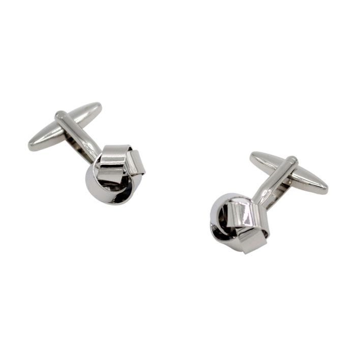 Silver Intricate Knot Cufflinks
