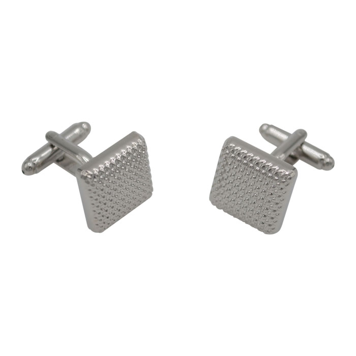 Silver Textural Gradient Cufflinks