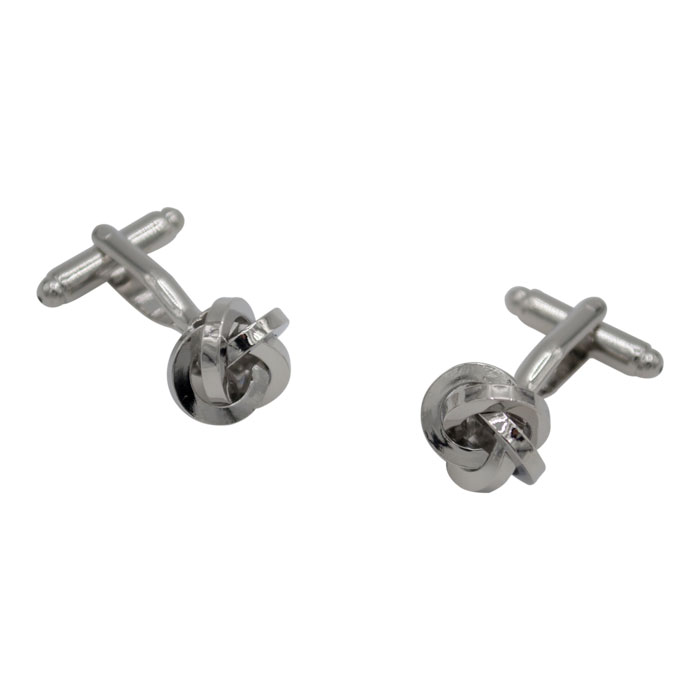Silver Intricate Knot Cufflinks