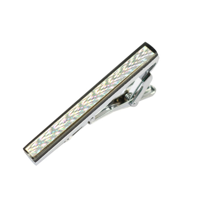 Blue Gray Gemstone Gray Dolphin Tie Bar