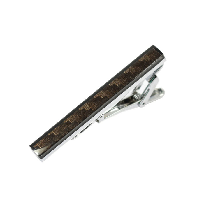 Sienna Gemstone Gray Dolphin Tie Bar