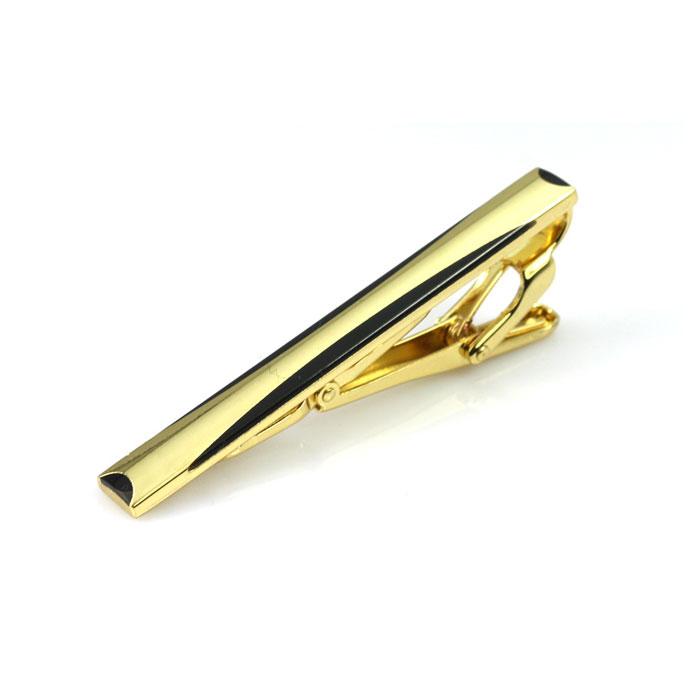 Gray Dolphin Solid Gold Tie Bar