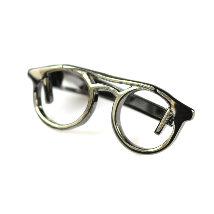 Gray Dolphin Eyeglasses Tie Bar